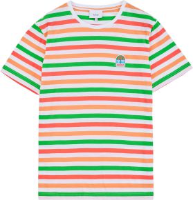 Makia Clothing Unisex T-Shirt bunt gestreift Fruit Beach Special Edition RGB