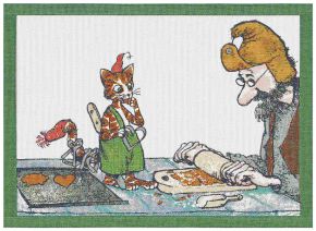 Ekelund Pettersson & Findus Pfefferkuchen backen Tischset (Öko-Tex) 35x48 cm