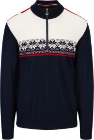 Dale of Norway Herren Merino Pullover mit Kragen und 1/4 Reißverschluss Liberg