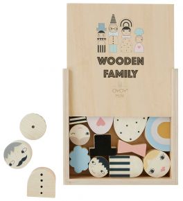 Oyoy Mini Mobile / Spielsteine Familie Holzfiguren