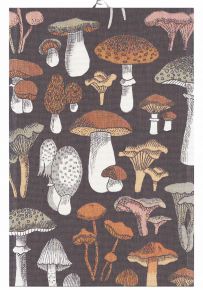 Ekelund Herbst Schwammerl (Pilz) Geschirrtuch (Öko-Tex) 40x60 cm