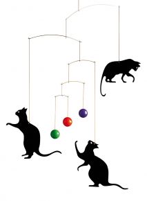 Flensted Mobiles Feline Katzen Mobile