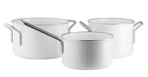 Eva Trio White Line Topfset 3 tlg. 1,8 / 2,5 / 3,8 Liter