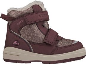 Viking Footwear Kinder Unisex Stiefel low mit Koalafutter / Klettverschluss / Gore-tex Hilma GTX