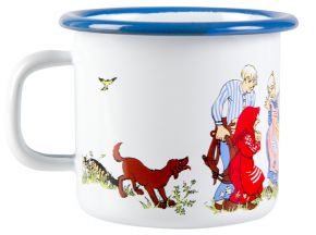 Muurla Michel in L. Die Familie Tasse / Becher Emaille 0,25 l