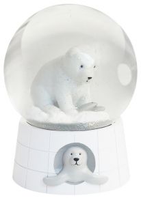 Kids by Friis Schneekugel m. Musik Eisbär