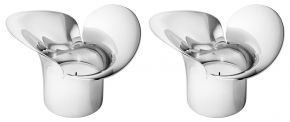Georg Jensen Bloom Botanica Teelichtleuchter Höhe 7 cm 2 Stk