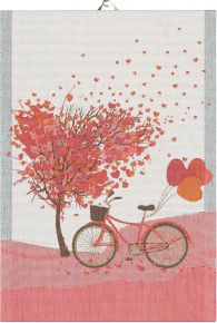 Ekelund Besondere Anlässe Wind der Liebe Geschirrtuch (Öko-Tex) 35x50 cm rot, weiß, grau