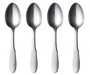 Georg Jensen Mitra Dessertlöffel 4 Stk. matt