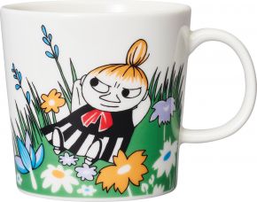 Moomin by Arabia Mumins Little My and Meadow Tasse / Becher 0,3 l grün, cremeweiß, mehrfarbig