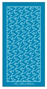 Bo Bendixen Handtuch Birds 50x100 cm türkis