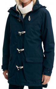 REDGREEN Damen Dufflecoat mit verstellbarer & abnehmbarer Kapuze  dark navy Svea