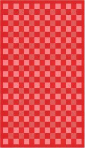 Ekelund Weihnachten & Winter Schach 330 Tischdecke (Öko-Tex) rot