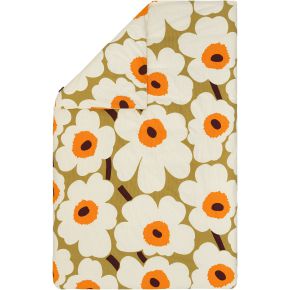 Marimekko Unikko Bettdeckenbezug 135x200 cm karamel, creme, orange