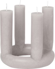 Broste Copenhagen Kerzenkranz Wachs 4 flammig Lucille  Ø 20 cm Höhe 18 cm