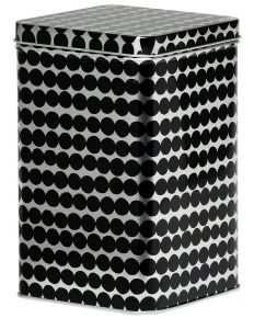 Marimekko Räsymatto Dose 10x10x17,5 cm grau, schwarz