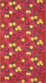 Vallila Kiovan kukka (Blumenmuster) Tischdecke (Öko-Tex) 145x250 cm rot, gelb, grün