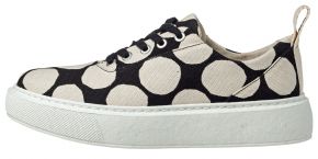 Marimekko Damen Sneaker Niittyheinikossa Kivet (Steine) schwarz, natur