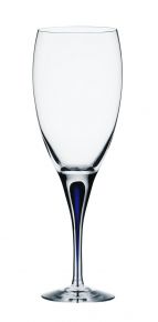 Orrefors Intermezzo blau Weißweinglas 25 cl