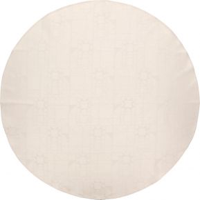 Södahl Damast Baumteppich Star (beschichtet / Öko-Tex) Ø 120 cm beige