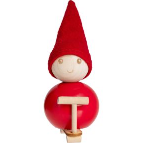 Aarikka Tonttu Scooter Höhe 11 cm rot