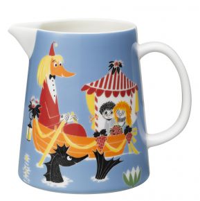 Moomin by Arabia Mumins Friendship Krug 1 l blau, mehrfarbig