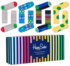 Happy Socks Unisex Strümpfe Colorful Geschenkbox 4 Stk.