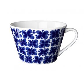 Rörstrand Mon Amie Tasse 0,5 l weiß, dunkelblau