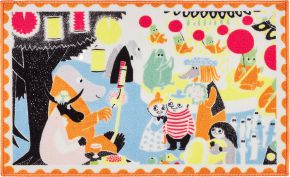 Vallila Mumin Tervetuloa (Willkommen) Fußmatte / Teppich 50x80 cm mehrfarbig