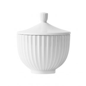 Lyngby Porcelæn Bonbonniere Porzellan weiß