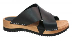 Sanita Damen Pantolette Holz Tida Sport Flex