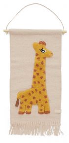 Oyoy Mini Wandhänger Giraffe 32x70 cm