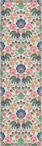 Ekelund Ostern Hahn Tischläufer (Öko-Tex) 35x120 cm blau, mehrfarbig