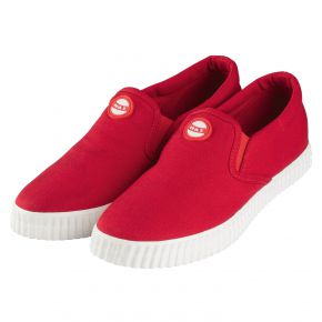 Nokian Footwear Damen Canvas Slip on Sneaker Hai rot