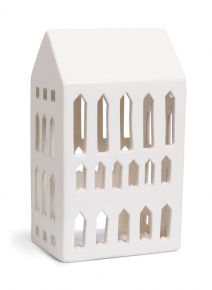 Kähler Design Urbania Lichthaus Kirche Höhe 18 cm cremeweiß