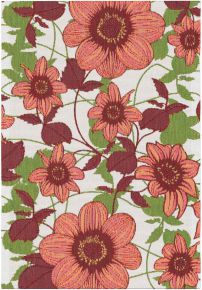 Ekelund Sommer Aftonflower Geschirrtuch (Öko-Tex) 35x50 cm mehrfarbig