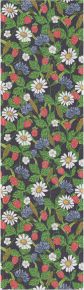 Ekelund Sommer Fragaria Tischläufer (Öko-Tex) 35x120 cm grün, blau