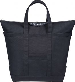 Marimekko Ristomatti Uusi Matkuri Einkaufstasche / Reisetasche schwarz