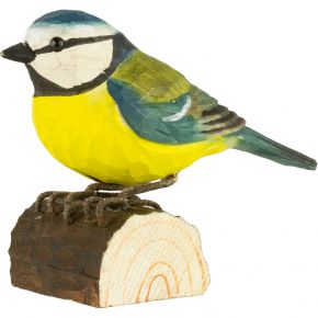 Wildlife Garden DecoBird Blaumeise handgeschnitzt