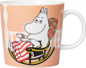 Moomin by Arabia Mumins Muminmama Marmelade Tasse / Becher 0,3 l apricot, grün, rot