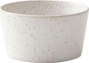 Bitz Steingut Schale / Auflaufförmchen Ø 11 cm matt creme