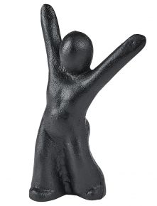Morsø Figur Erfreue den Augennblick Höhe 14,5 cm schwarz