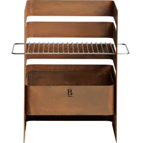 Born in Sweden Fuego Grill / Feuerbox Höhe 55 cm Cortenstahl / Edelstahl