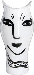 Kosta Boda Open Minds Vase weiß Höhe 36 cm