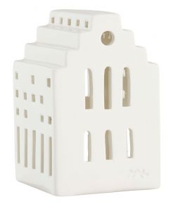 Kähler Design Urbania Lichthaus Kirche lang Höhe 10 cm creme