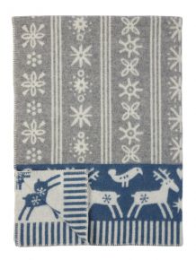 Klippan Lappland Wolldecke 130x180 cm (Öko-Tex)