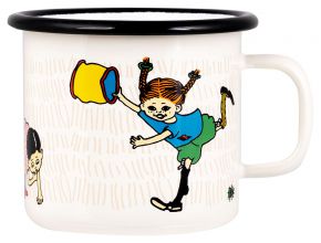 Muurla Pippi Langstrumpf die Schnitzeljagd Tasse / Becher Emaille 0,25 l