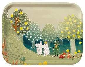 Opto Design Mumins Moomin Valley Hill Bonnier Tablett 20x27 cm