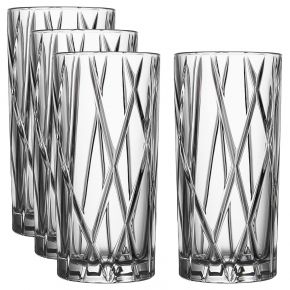 Orrefors City Highball Glas 37 cl 4 Stk. klar
