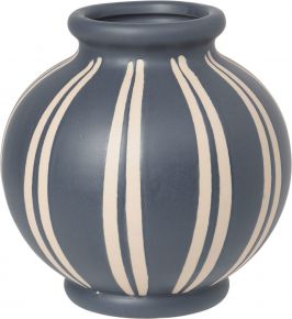 Broste Copenhagen Vase bauchig Höhe 17,8 cm Ø 17,8 cm Wilma